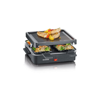 Grelhador Raclette Severin RG 2370 | 4 Pessoas, Antiaderente, 600W
