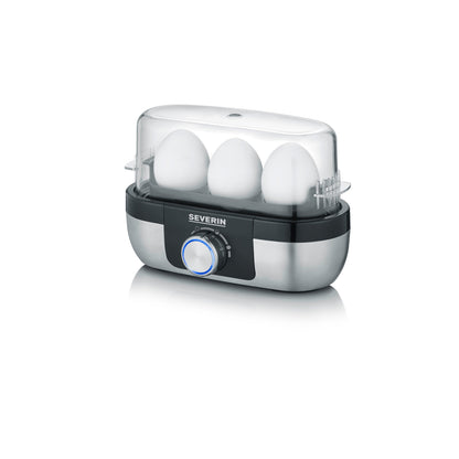 Máquina de Cozer Ovos Elétrica Severin EK3163 | 3 Ovos, Inox, 270W