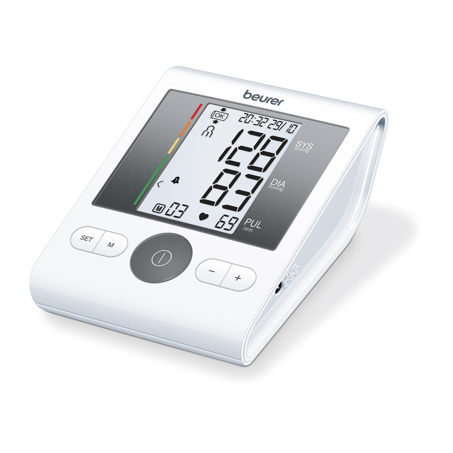 Medidor de Tensão Beurer BM28 | Automático, LED, Memória