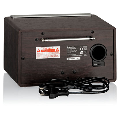 Rádio Roadstar HRA1245NWD | FM, AUX, Madeira