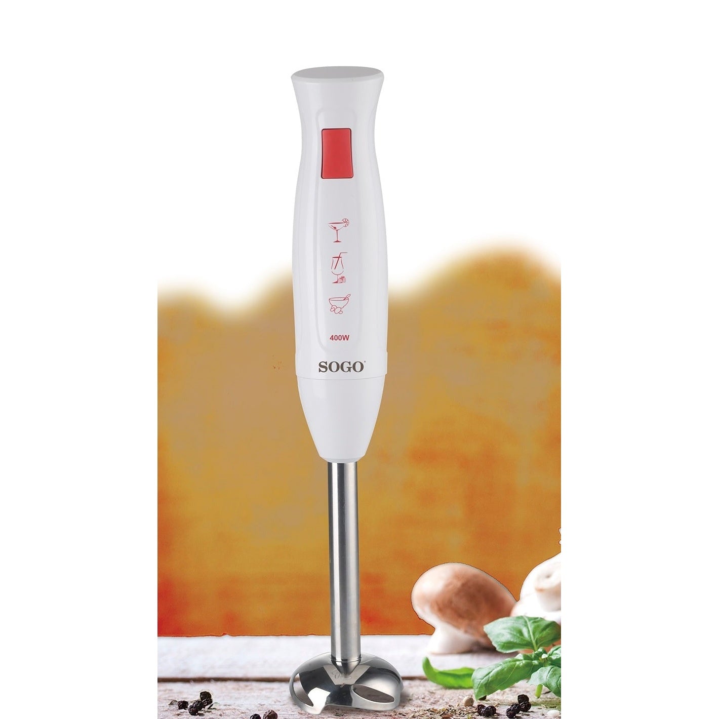 Varinha Mágica Sogo BATSS14220 | 400W, Pé inox, Ergonómico