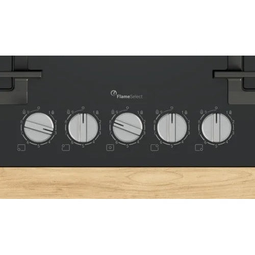 Placa a Gás BOSCH PPQ7A6I40 | 5 Queimadores, Vidro Preto, 75cm