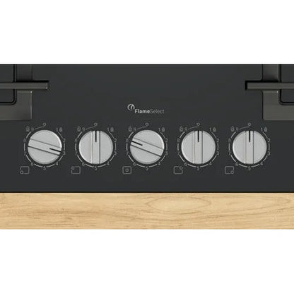 Placa a Gás BOSCH PPQ7A6I40 | 5 Queimadores, Vidro Preto, 75cm