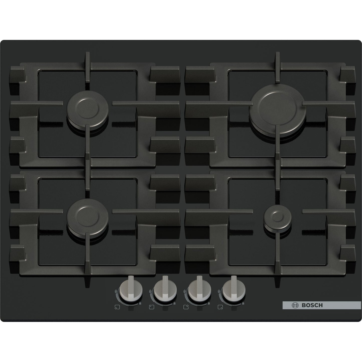 Placa a Gás Bosch PNP6B6K40 | 4 Queimadores, Vidro Preto, 60cm