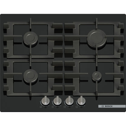 Placa a Gás Bosch PNP6B6K40 | 4 Queimadores, Vidro Preto, 60cm