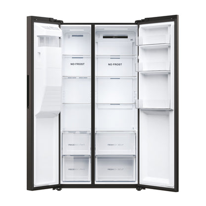 Frigorífico Side by Side Haier Hsr-5918-dipb | 511L, No Frost, Preto