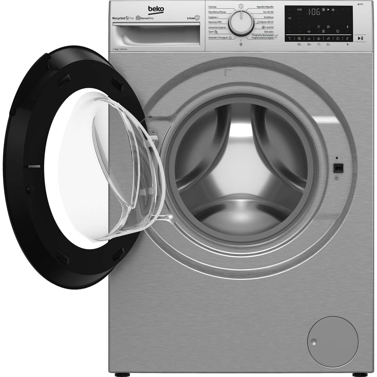 Máquina de Lavar Roupa Beko B3WFT58220X | 8kg, Classe C
