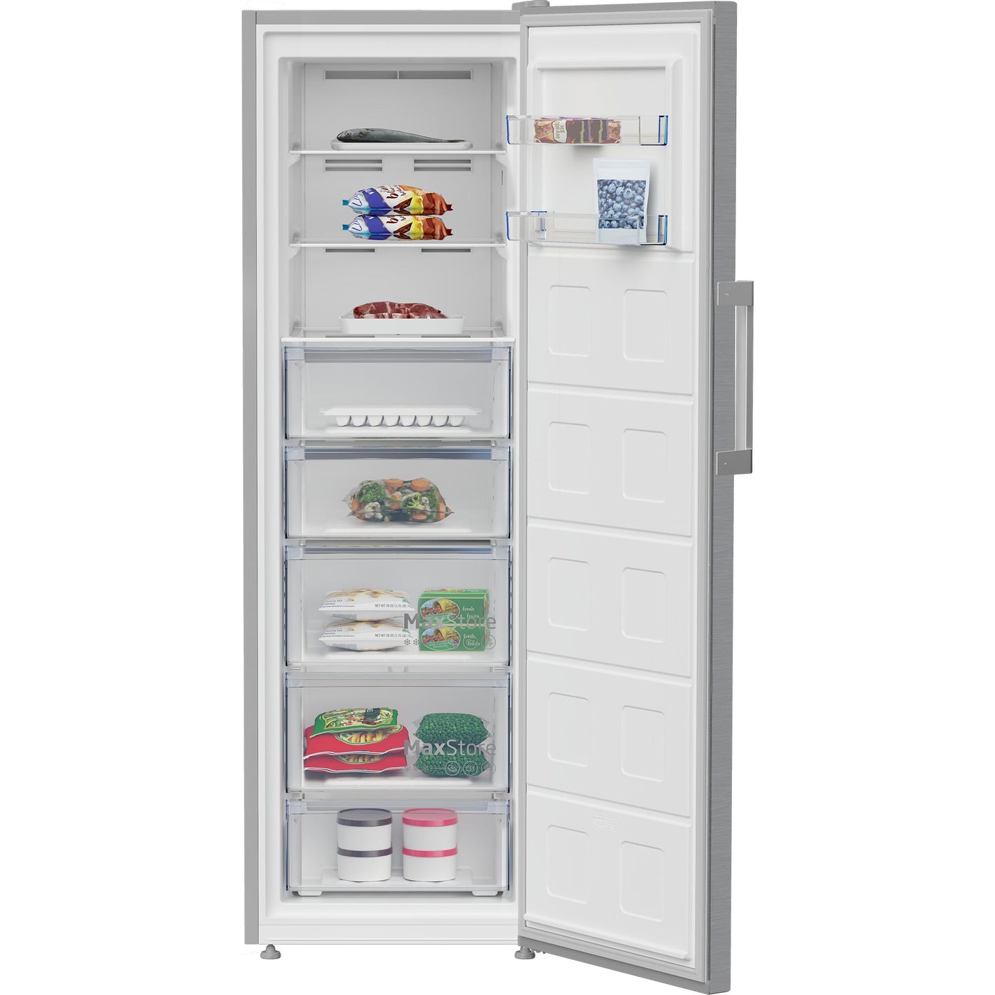 Arca Vertical Beko B3RFNE314XB | 286L, 38dB, Classe E