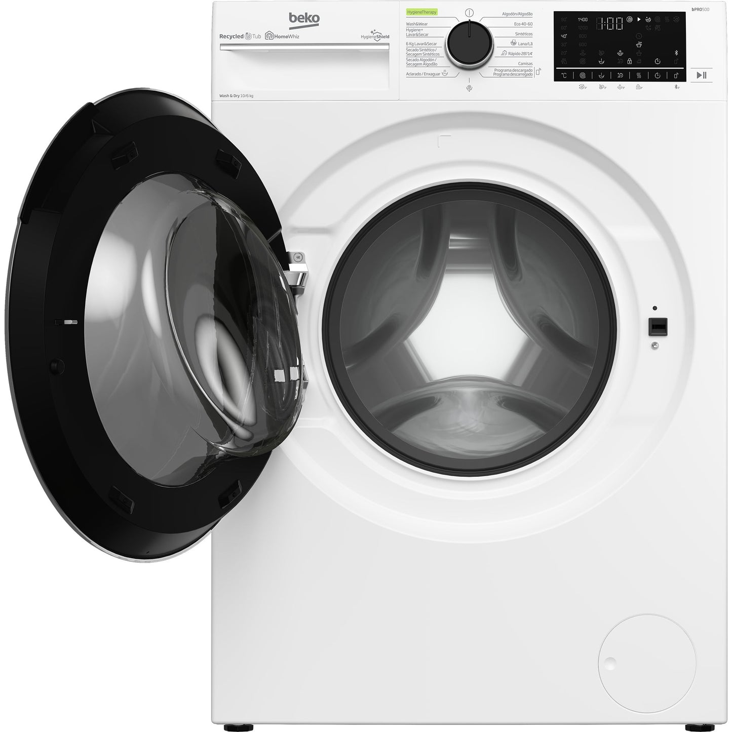 Máquina Lavar e Secar Beko B5DFT510447W | 10 Kg, 1400 RPM, Classe C