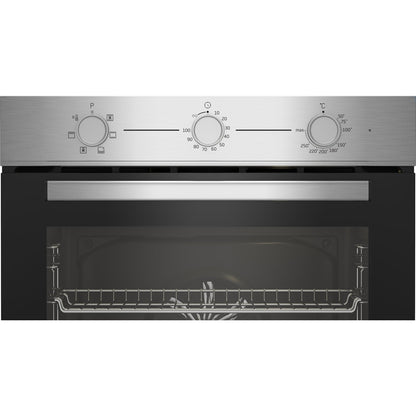 Pack Encastre Forno + Placa Beko BBSE12131CXD | Forno 66L, Placa Gás 4 Zonas