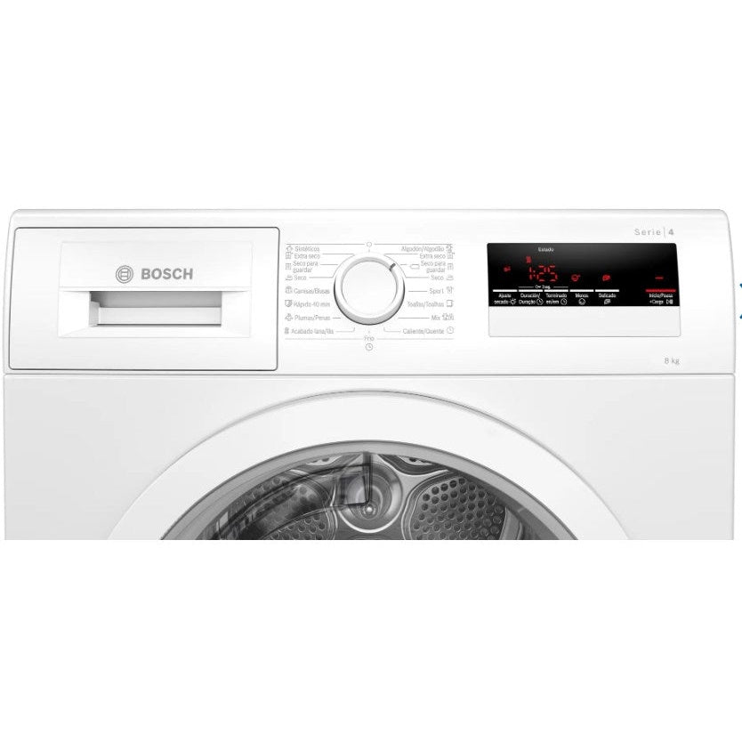 Secador de Roupa Bosch Serie 4 WTR85V91ES | 8kg, Bomba de Calor, A++