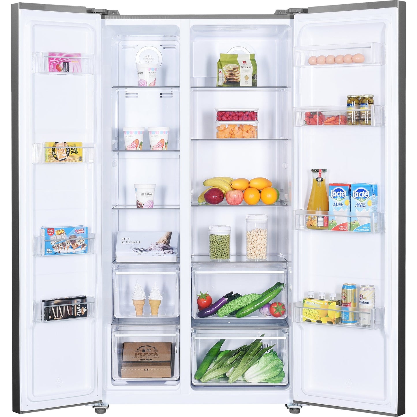 Frigorífico Side by side BEKO GNO5322XPN | 532L, Congelador Lateral, Classe E