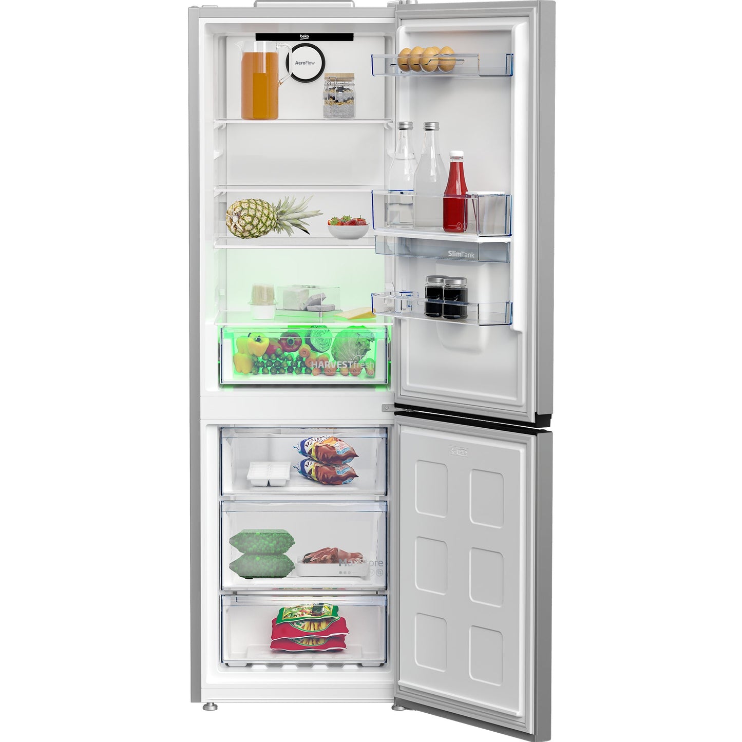 Frigorífico Combinado BEKO B3RCNE364HDS | 316L, No-Frost, 37dB