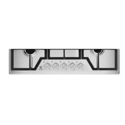 Placa a Gás Electrolux KGS7536SX | Grelhas Ferro, Inox, 75cm
