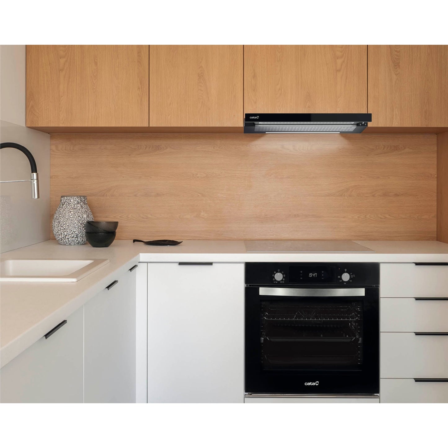 Exaustor Cata TFH6830Gbk | 795 m³/h, A+++, 64 dB