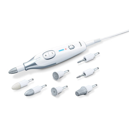 Conj. Manicure/Pedicure Beurer MP42 | 7 acessórios, LED, Ergonómico