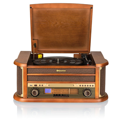 Gira-discos Roadstar HIF1993BT | Vinil, CD, Bluetooth, Rádio FM