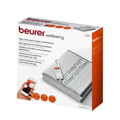 Sobre-colchão Eléctrico Beurer UB190 | Algodão, App, 9 níveis