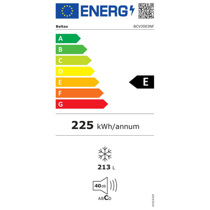Arca Vertical Beltax BCV3003NF | 213L, No Frost, Classe E
