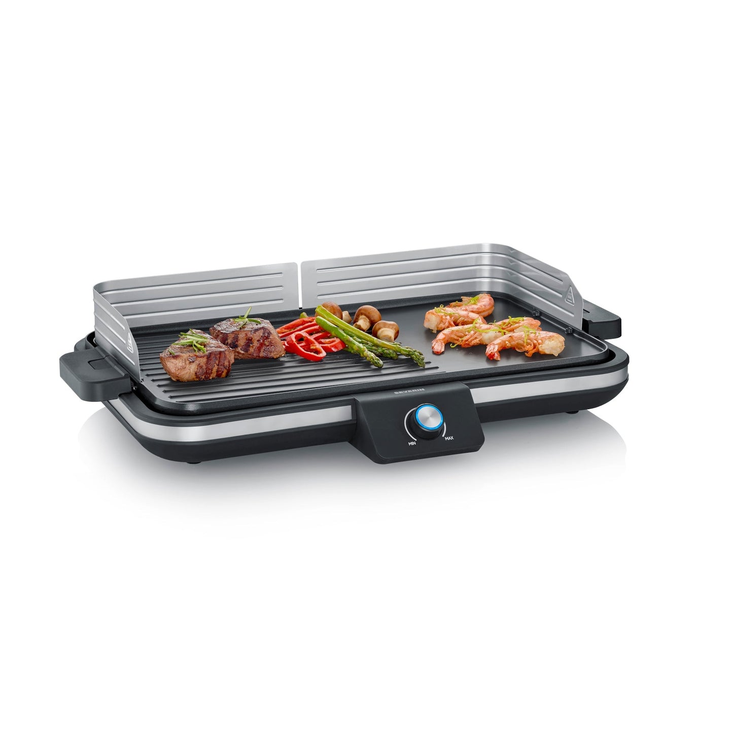 Grelhador Severin PG8564 | 2000W, Antiaderente, Fácil de limpar