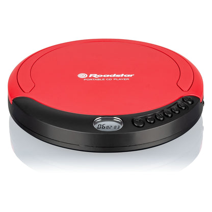 Leitor de CD Roadstar PCD435NCD | LCD, Entrada 3.5mm, Pilhas AA