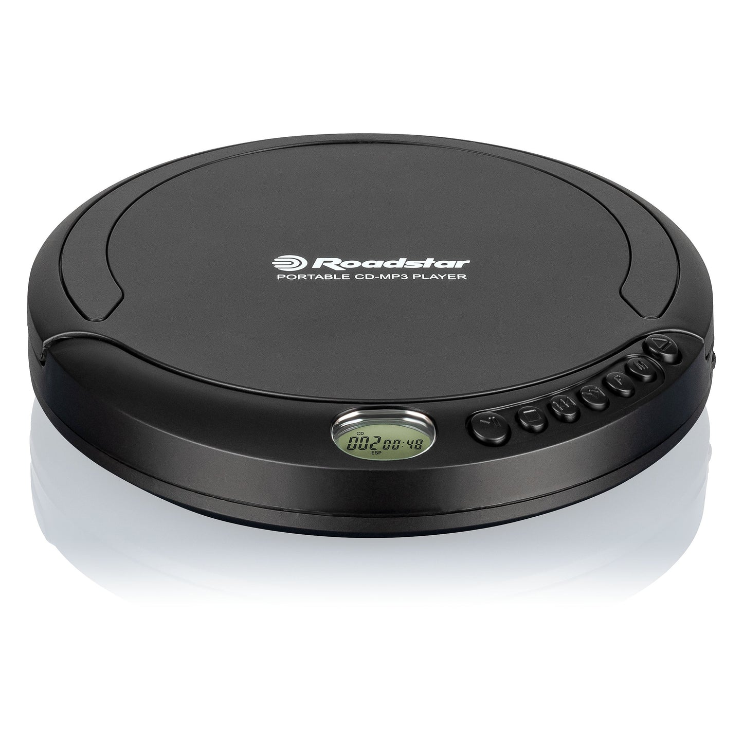 Leitor de CD Roadstar PCD498NMP | LCD, Anti-choque 100s, Pilhas AA