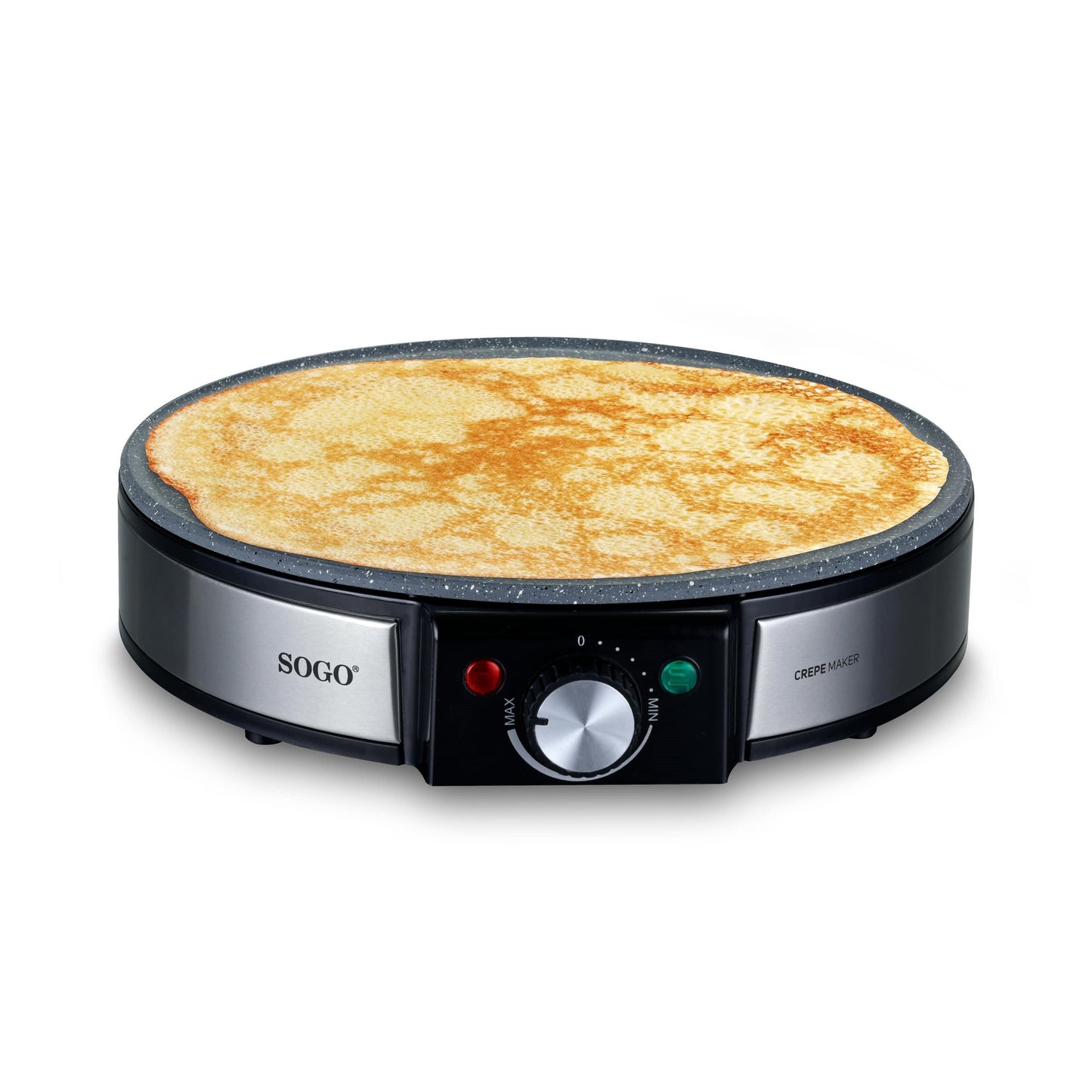 Máquina de Crepes Sogo CMASS7187 | Antiaderente, 1200W, Inox