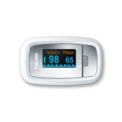 Pulsioximetro Beurer PO30 | Portátil, Visor a cores, Fácil utilização