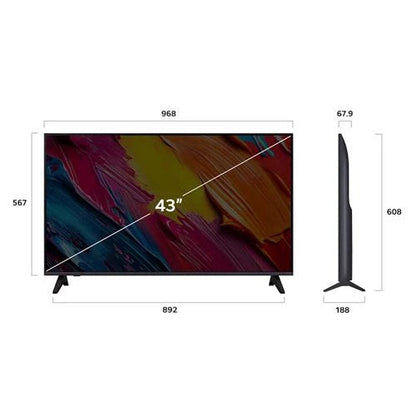 TV LG 43QNED70A6A | 43", QNED, 4K, webOS