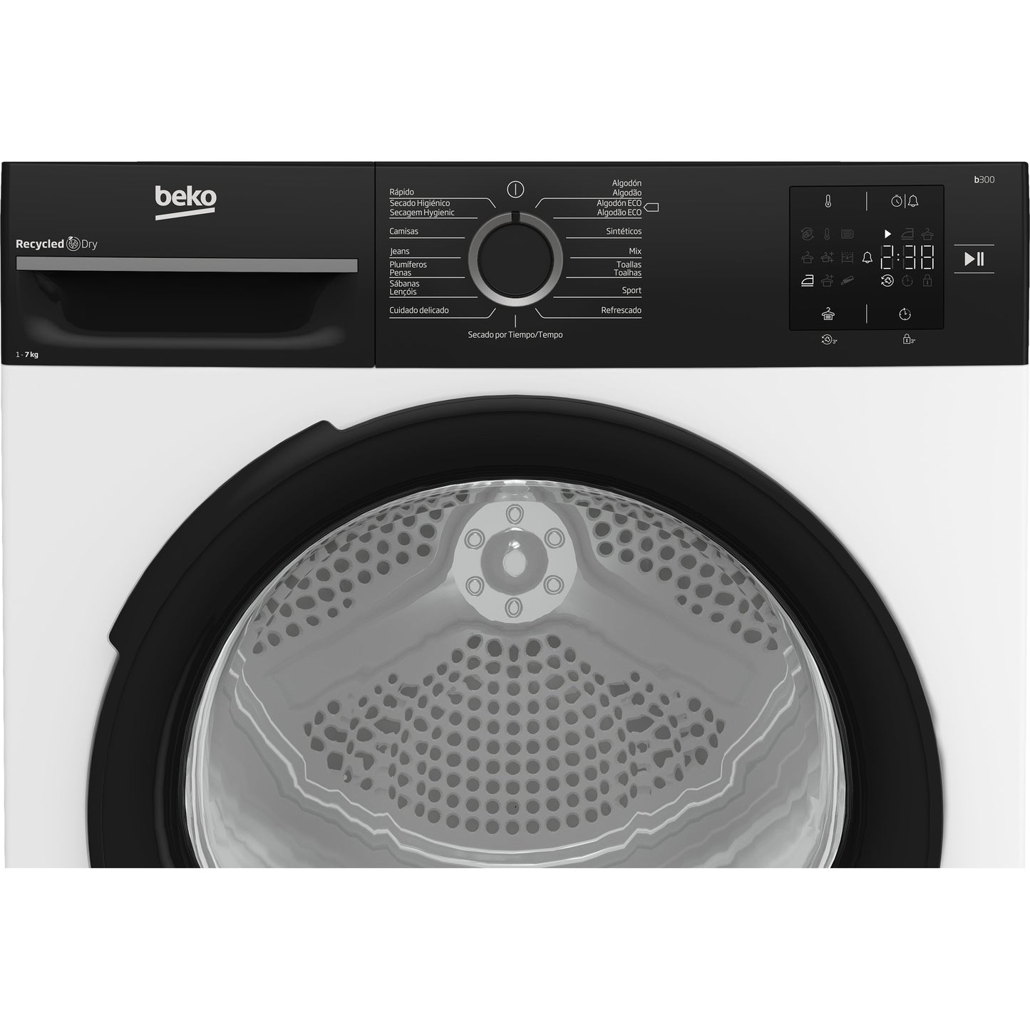 Secador de Roupa BEKO BM3T37230W | 7 kg, Bomba de Calor, Classe E