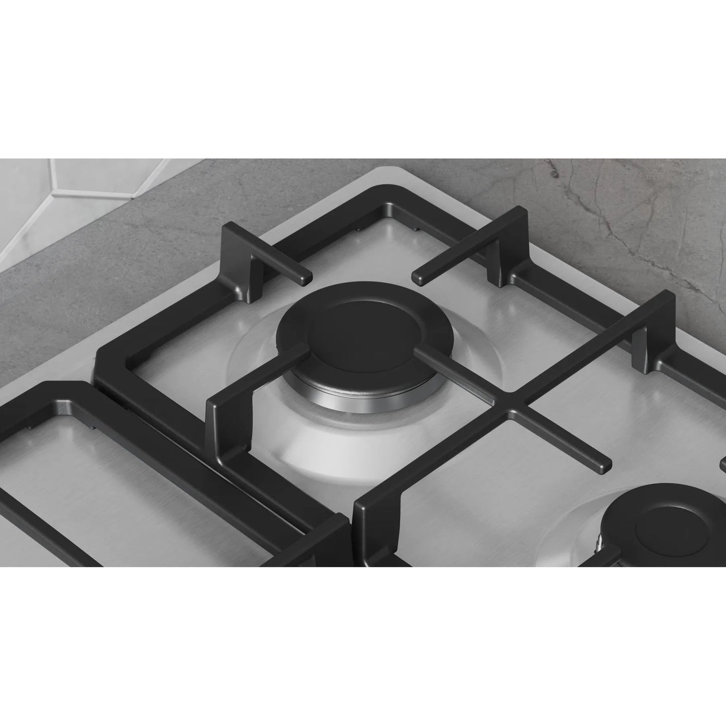 Placa a Gás Balay 3ETX576CB | 5 Queimadores, Aço Inox, GasStop