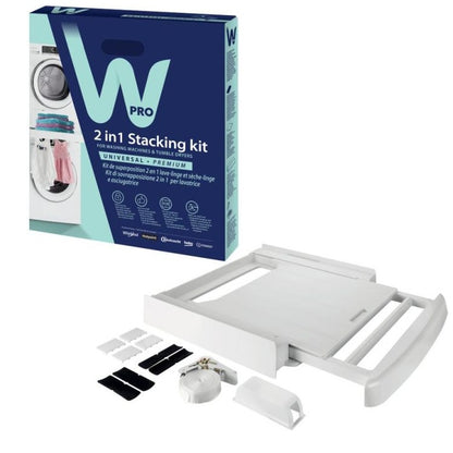 Kit de Sobreposição W-PRO C00380926 | Máq. Roupa, Calha C, Universal