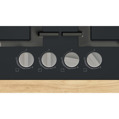 Placa a Gás Bosch PNP6B6K40 | 4 Queimadores, Vidro Preto, 60cm