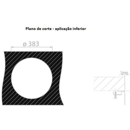 Lava-Louças RODI Pio Mithus | Aço Inox Polido, 1 Cuba, Inferior