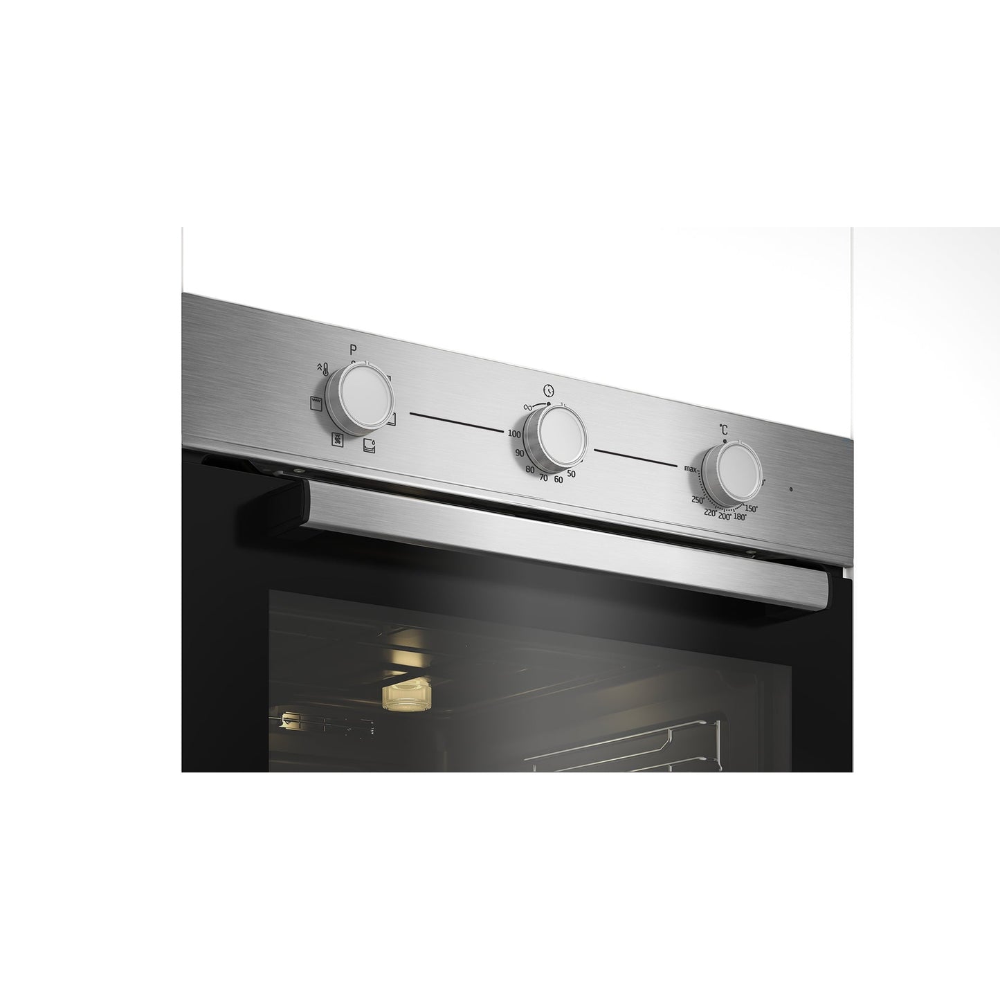Pack Encastre Forno + Placa Beko BBSE12131CXD | Forno 66L, Placa Gás 4 Zonas