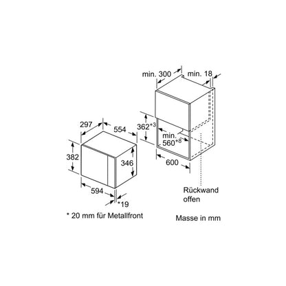 MICRO ONDAS BOSCH - BEL523MS0 -