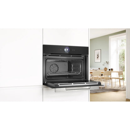 Forno Compacto Bosch CSG7361B1 | 47L, FullSteam, Home Connect