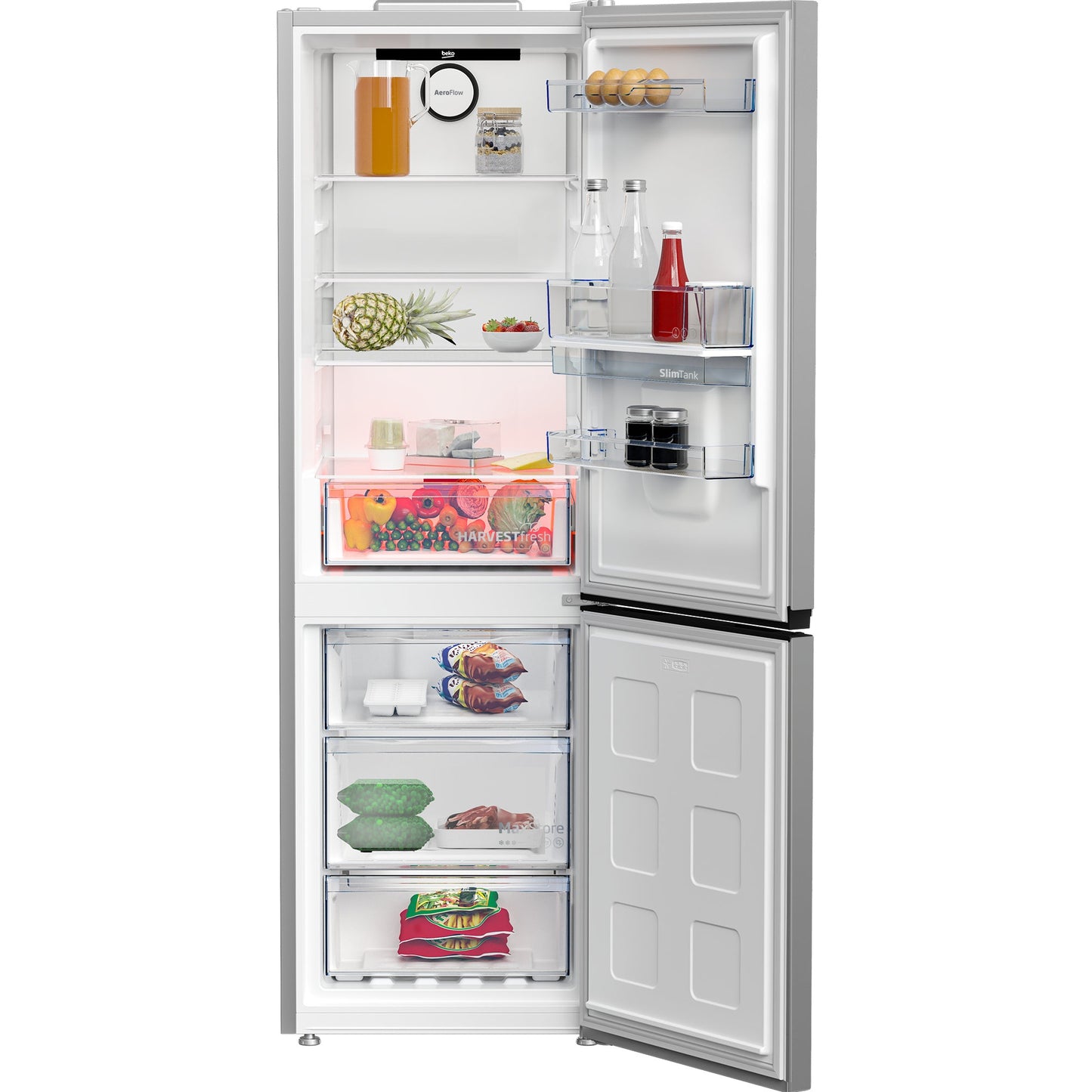 Frigorífico Combinado BEKO B3RCNE364HDS | 316L, No-Frost, 37dB