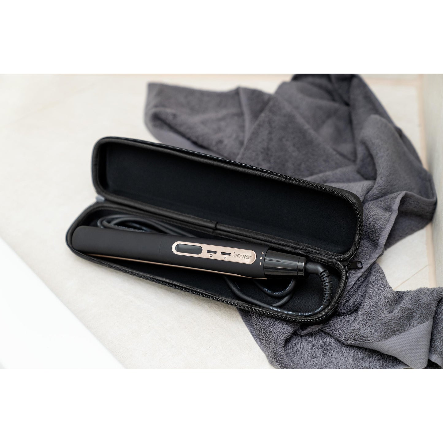 Alisador de cabelo Beurer HS100 | 120-220°C, iónico, 12s