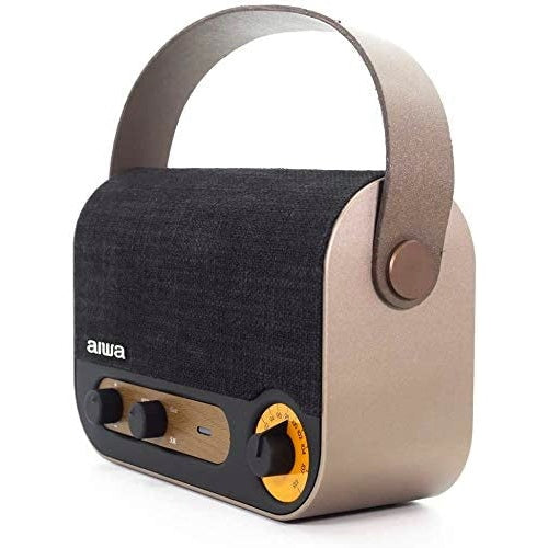 Rádio Portátil AIWA RBTU600 | Bluetooth, 6h Autonomia, USB