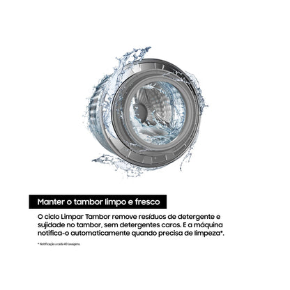 Máquina de Lavar Roupa SAMSUNG WW80FG3M05AW | 8kg, Classe A