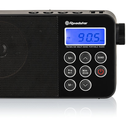 Rádio Roadstar TRA2340PSW | AM/FM/SW, Digital, Pilhas