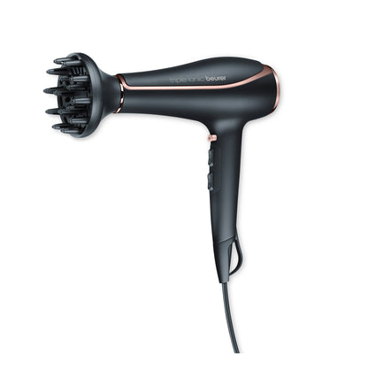 Secador Cabelo Beurer HC80 | 2200W, Triple Ionic, Ar frio