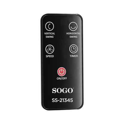 Ventoinha de Pé Sogo VENSS21345 | 25cm, 8 velocidades, Controlo Remoto