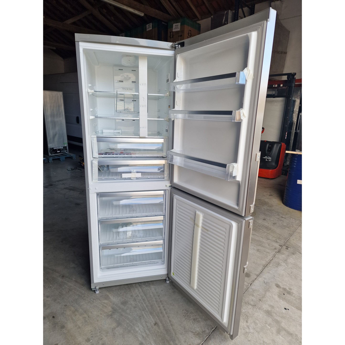 Outlet | Frigorífico Combinado Hotpoint HA70BE73XO3 | 462L, D, No Frost