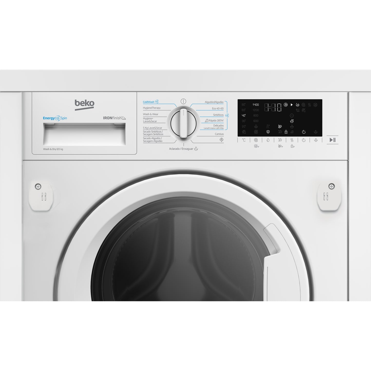 Máquina de Lavar e Secar Encastre BEKO B5DBT48437WB | 8kg, D