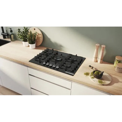 Placa a Gás BOSCH PPQ7A6I40 | 5 Queimadores, Vidro Preto, 75cm
