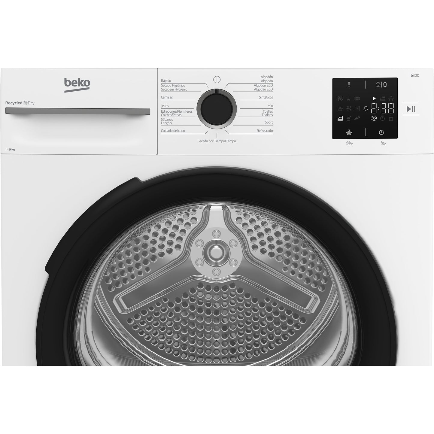 Secador de Roupa BEKO BM3T39220WB | 9 kg, Bomba de Calor, Classe E