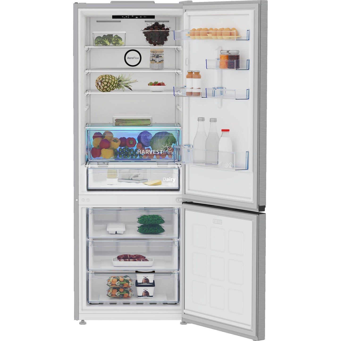 Frigorífico Combinado BEKO B3RCNE564HXB | 560L, Classe E, 38dB