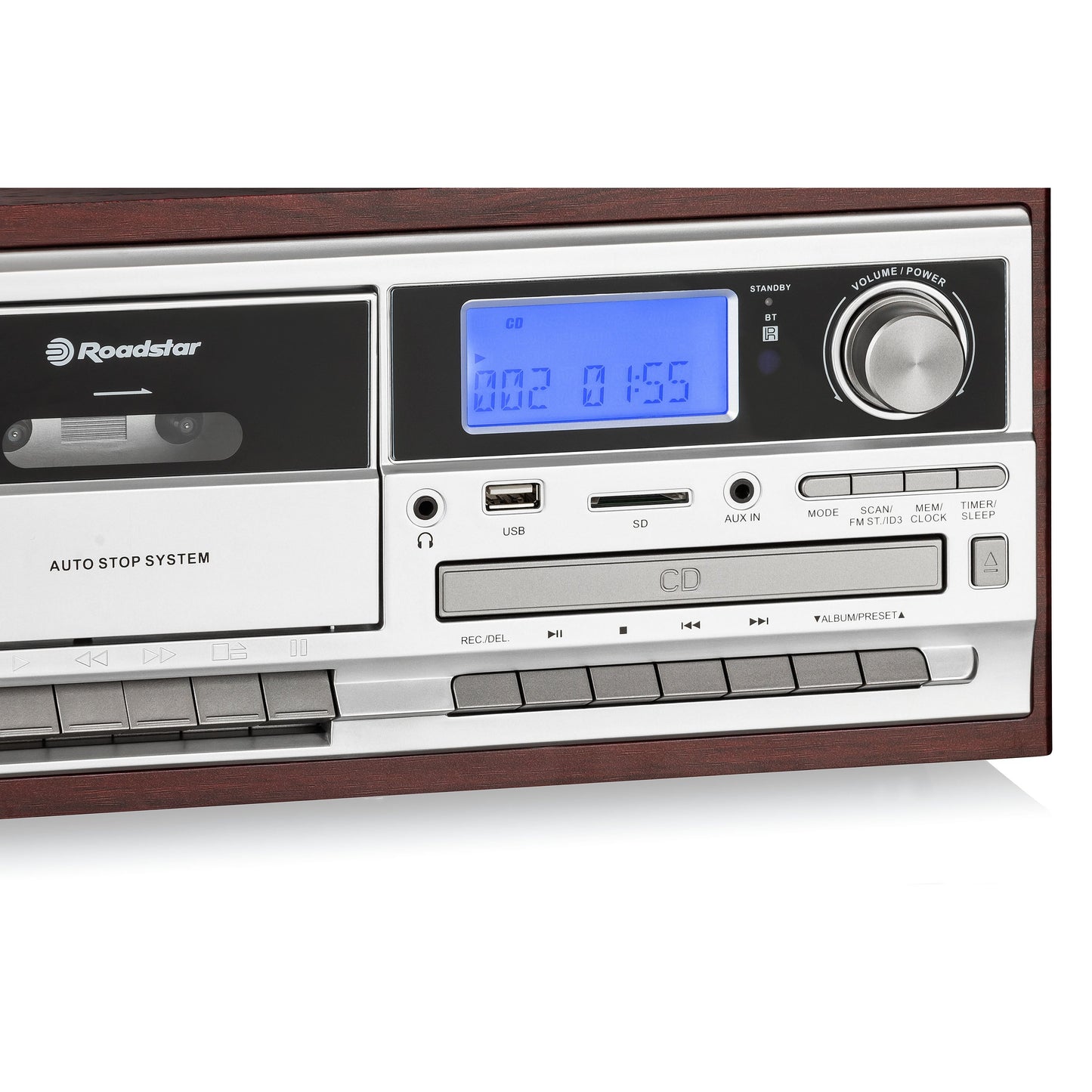 Sistema HiFi Roadstar HIF8892EBT | Vinil, CD, Bluetooth, USB
